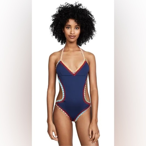 KIINI
Tasmin Mono Maillot Croquet-trimmed Swimsuit - Picture 3 of 10